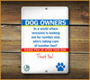 PLEASE PICK UP AFTER YOUR DOG SIGN - Aw Paws