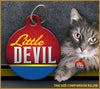 Little Devil Cat ID Tag