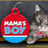 Mama's Boy Cat ID Tag