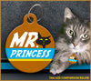 Mr Princess Cat ID Tag