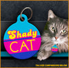 Shady Cat Cat ID Tag