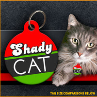 Shady Cat Cat ID Tag