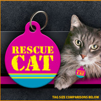 Rescue Cat Cat ID Tag