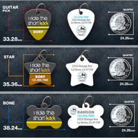 Short Leash Pet ID Tag