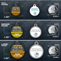 Short Leash Pet ID Tag