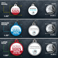 Ladies' Man Pet ID Tag