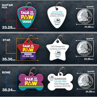 Talk to the Paw Pet ID Tag