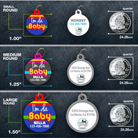 Da Baby Pet ID Tag - Aw Paws