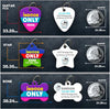 Indoor Only Pet ID Tag - Aw Paws