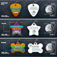 Tricks 4 Treats? Pet ID Tag - Aw Paws