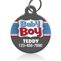 Baby Boy Pet ID Tag