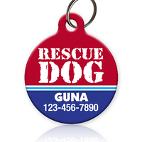 Rescue Dog Pet ID Tag