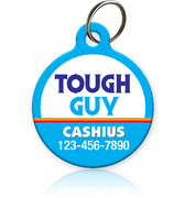 Tough Guy Pet ID Tag