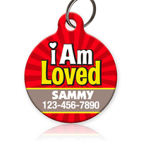 I Am Loved Pet ID Tag - Aw Paws