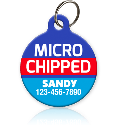 Microchipped Pet ID Tag - Aw Paws