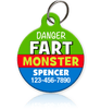 Fart Monster Pet ID Tag - Aw Paws