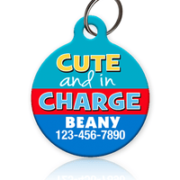 Cute and in Charge Pet ID Tag - Aw Paws