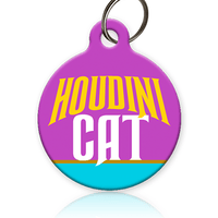 Houdini Cat Cat ID Tag - Aw Paws