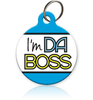 I'm Da Boss Cat ID Tag