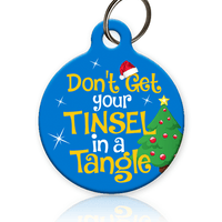 Tinsel Tangle Pet ID Tag - Aw Paws