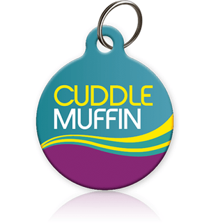 Cuddle Muffin Cat ID Tag - Aw Paws