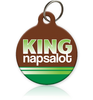 King Napsalot Cat ID Tag