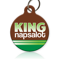 King Napsalot Cat ID Tag