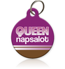 Queen Napsalot Cat ID Tag